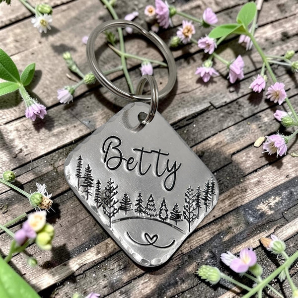 Dog Name Tag, Personalized Aluminium Pet ID Tag, Pet ID Tags, Dog Tag Collar, Aluminium Dog Tag, Custom Identity Tag Dog