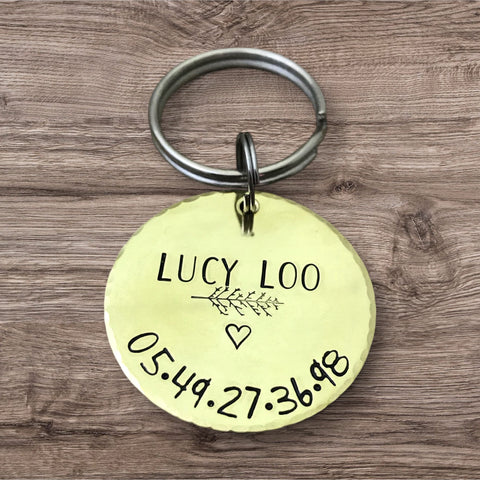 Médaille pour Chien en Laiton, Médaille Chien Personnalisée