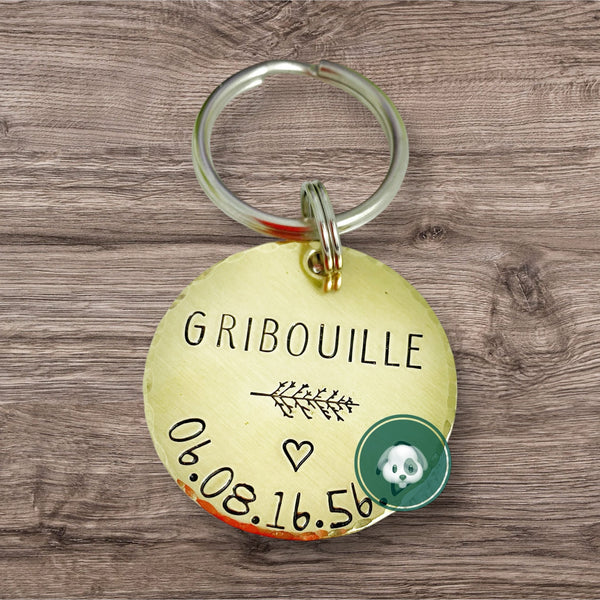 Médaille pour Chien en Laiton, Médaille Chien Personnalisée