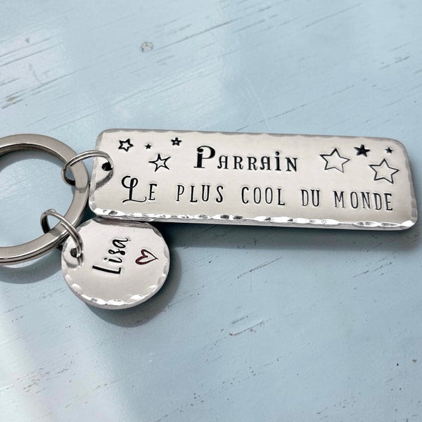 Porte Clé Parrain, Cadeau Parrain, Demande Parrain, Meilleur Parrain