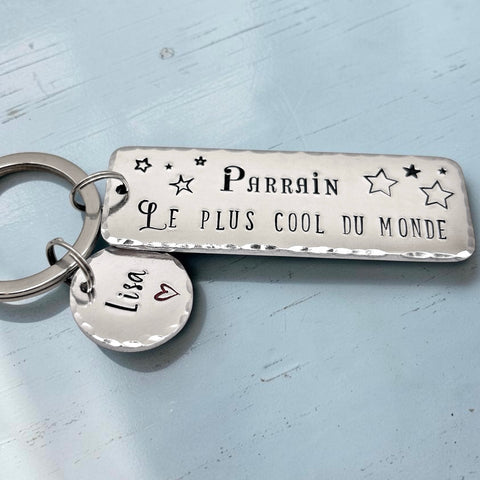 Porte Clé Parrain, Cadeau Parrain, Demande Parrain, Meilleur Parrain