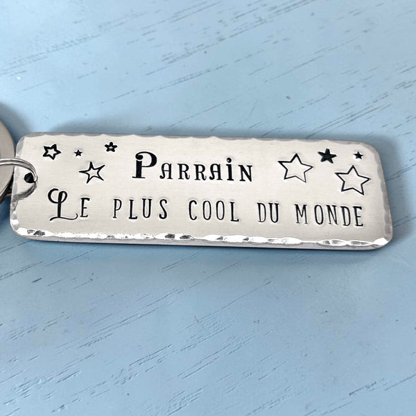 Porte Clé Parrain, Cadeau Parrain, Demande Parrain, Meilleur Parrain