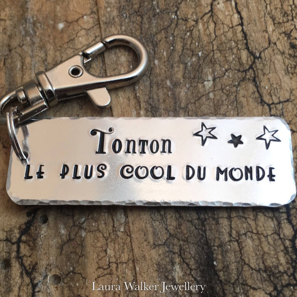 Porte Clé Tonton, Cadeau Tonton,