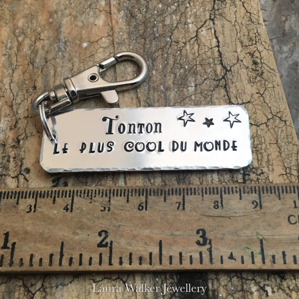 Porte Clé Tonton, Cadeau Tonton,