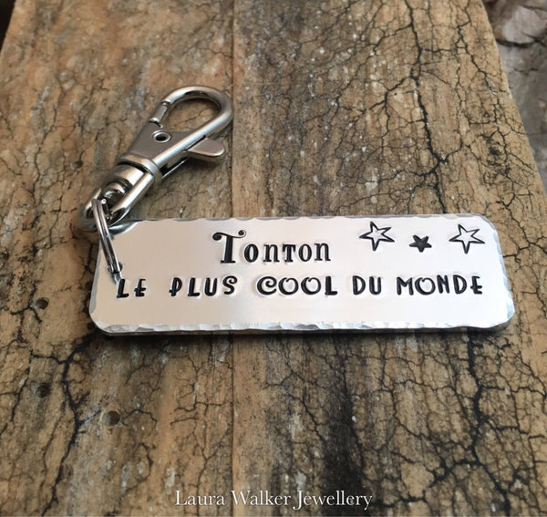 Porte Clé Tonton, Cadeau Tonton,