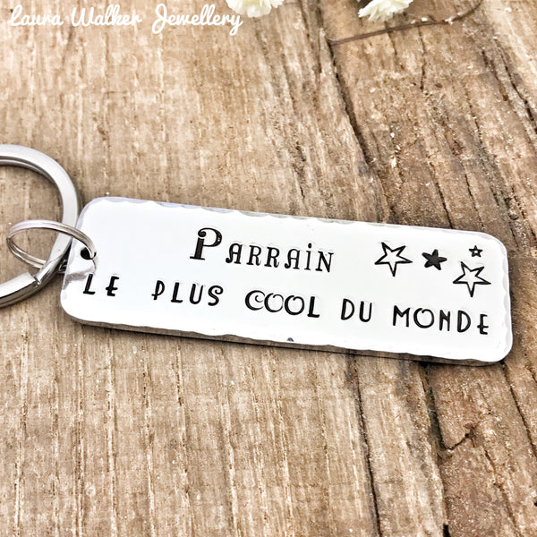 Porte Clé Parrain, Cadeau Parrain, Demande Parrain, Meilleur Parrain