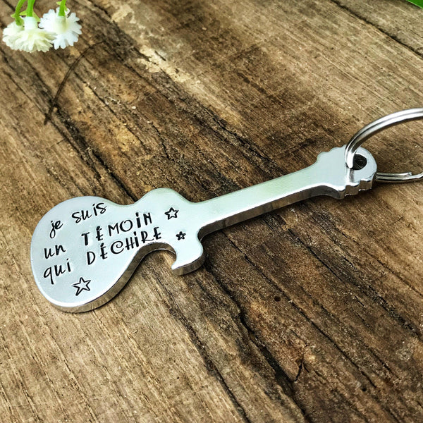 Décapsuleur Personnalisé, Cadeau Témoin, Cadeau Musique Témoin