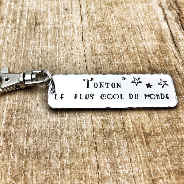 Porte Clé Tonton, Cadeau Tonton,