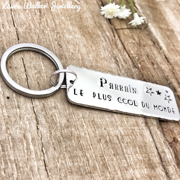 Porte Clé Parrain, Cadeau Parrain, Demande Parrain, Meilleur Parrain