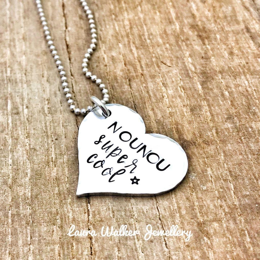 Cadeau Nounou, Bijoux Nounou, Meilleure Nounou, Bracelet Jonc Nounou