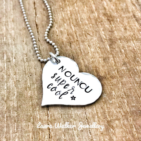 Cadeau Nounou, Bijoux Nounou, Meilleure Nounou, Bracelet Jonc Nounou