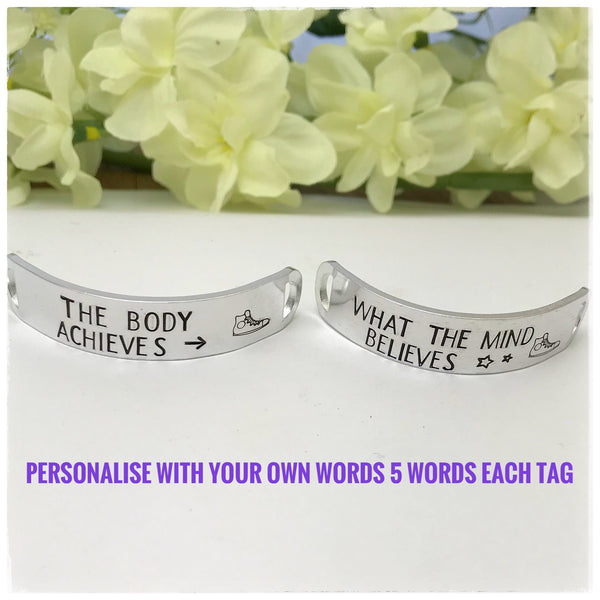 Étiquettes Lacets, Cadeau Coureur, Accessoires Running, Cadeau pour le Marathon, Bijoux Chaussures