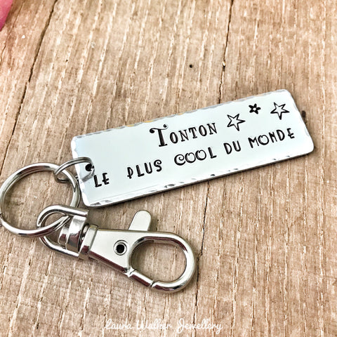 Porte Clé Tonton, Cadeau Tonton,