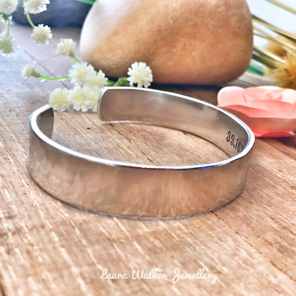 Bracelet Homme Coordonnées, Bijoux Homme Saint Valentin, Cadeau Personnalisé Mari