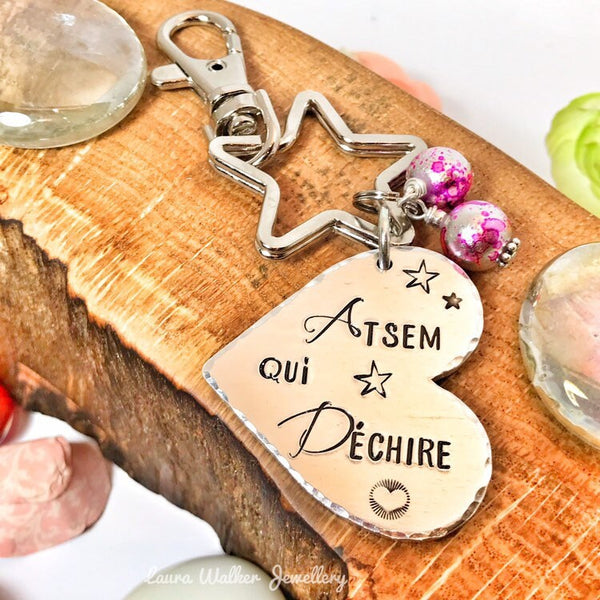 Bijou de Sac ATSEM, Porte Clé ATSEM - Cadeau Fin de l'École ATSEM