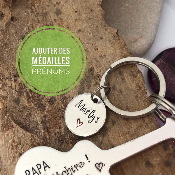 Décapsuleur Papa, Cadeau Guitare, Porte Clé Guitare Papa
