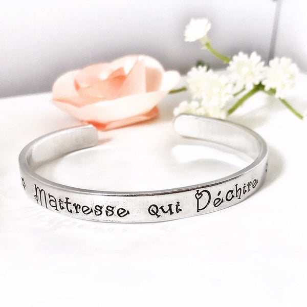 Maîtresse qui Déchire, Cadeau Maîtresse, Jonc Maîtresse, Idée Maîtresse , Cadeau Enseignant, La Meilleure Maîtresse