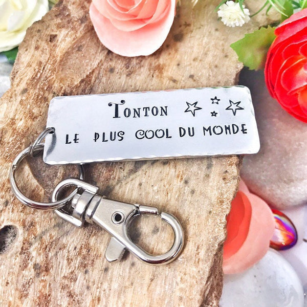 Porte Clé Tonton, Cadeau Tonton,