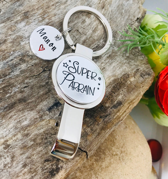 Cadeau Super Papa, Décapsuleur Personnalisé, Cadeau Papa Noël, Idée Fête des Pères