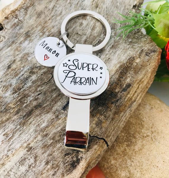 Cadeau Super Papa, Décapsuleur Personnalisé, Cadeau Papa Noël, Idée Fête des Pères