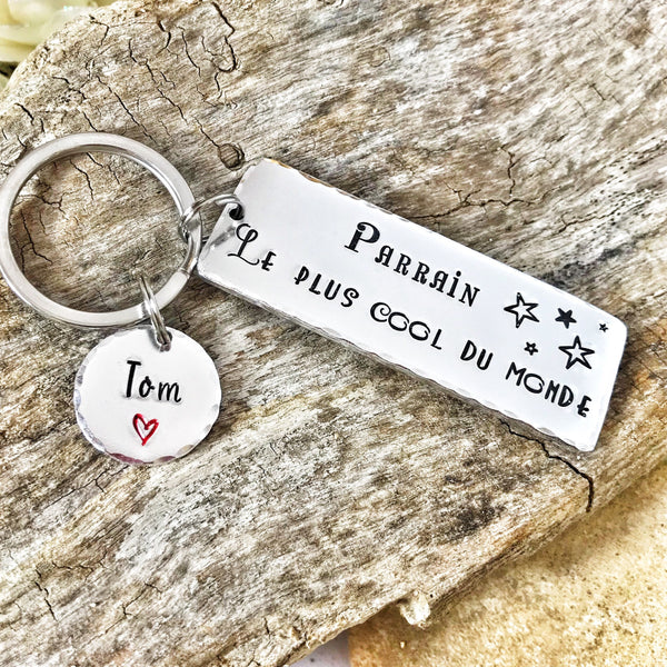 Porte Clé Parrain, Cadeau Parrain, Demande Parrain, Meilleur Parrain