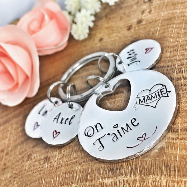 Porte Clé Mamie, Cadeau Fête des Grand-Mères