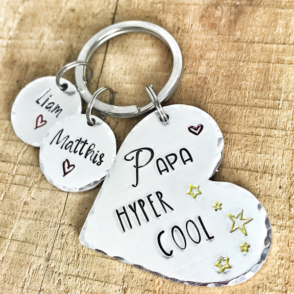 Porte Clé Personnalisé pour Lui, Cadeau Personnalisé Papy, Cadeau Fête des Pères