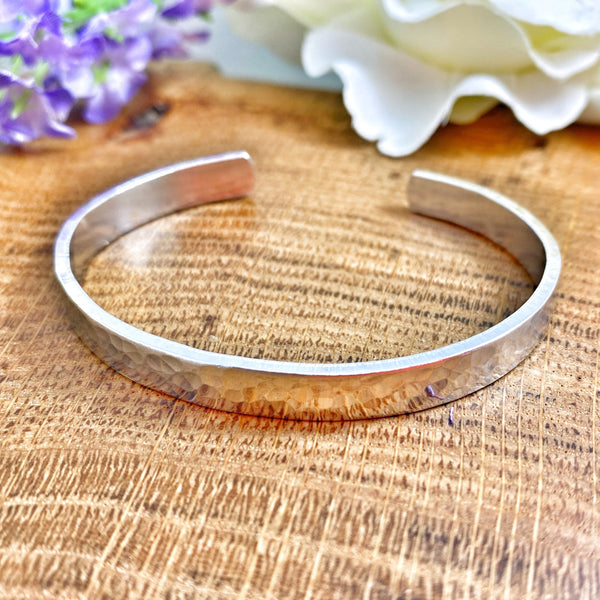 Jonc Personnalisable, Bracelet à Personnaliser, Bijoux à Personnaliser, Manchette avec Message