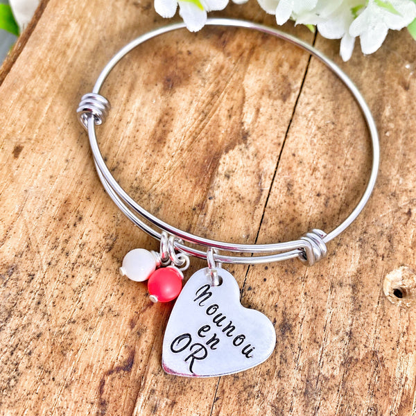 Bijou Nounou, Cadeau Nounou, Bracelet Nounou