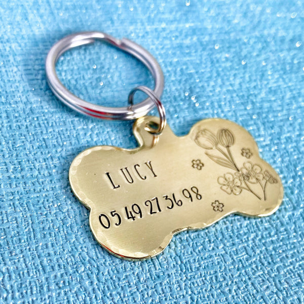 Médaillon d'identité Chien, Médaille Chien Os, Médaille pour Animaux de Compagnie