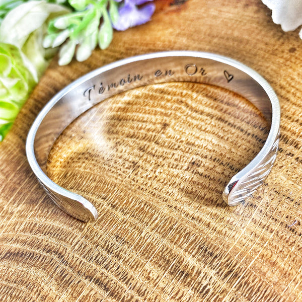 Bracelet Témoin - Bijou pour Témoin - Idée Cadeau Demande Témoin