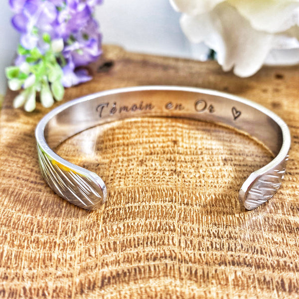 Bracelet Témoin - Bijou pour Témoin - Idée Cadeau Demande Témoin
