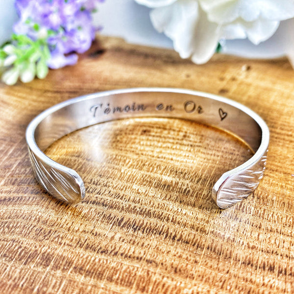 Bracelet Témoin - Bijou pour Témoin - Idée Cadeau Demande Témoin