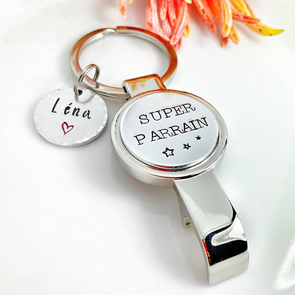 Demande Parrain, Décapsuleur Parrain, Cadeau Parrain, Veux-tu être mon Parrain'?, Super Parrain