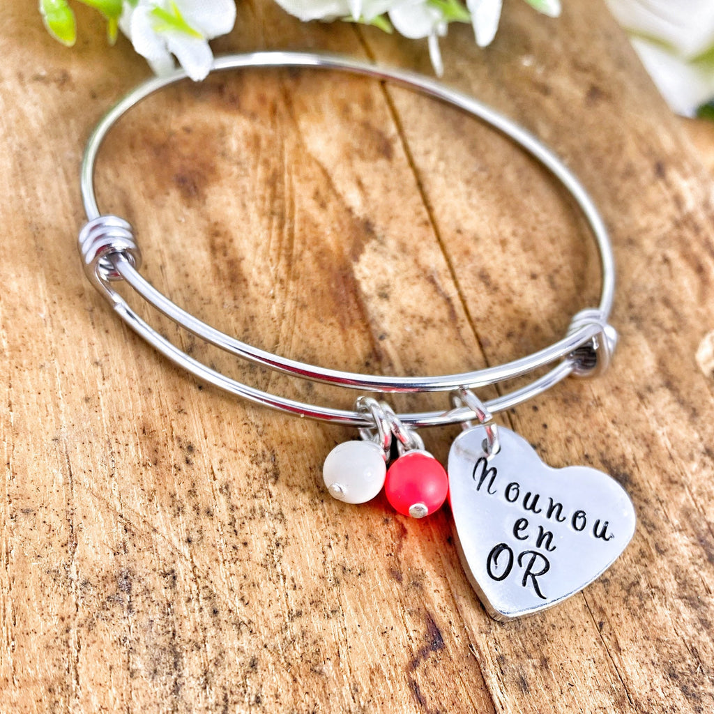 Bijou Nounou, Cadeau Nounou, Bracelet Nounou