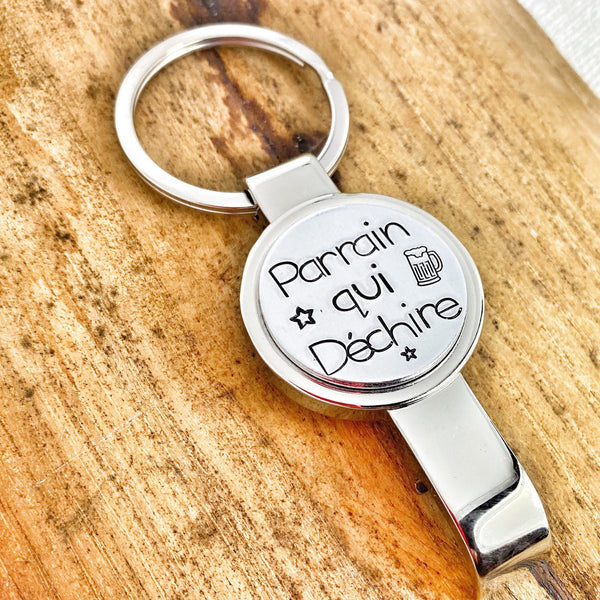 Cadeau Demande Parrain, Décapsuleur Parrain, Veux-tu être mon Parrain'?, Super Parrain