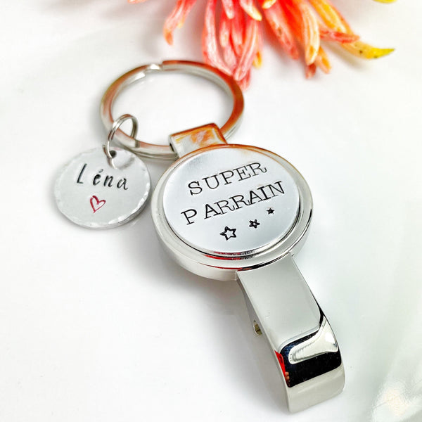 Demande Parrain, Décapsuleur Parrain, Cadeau Parrain, Veux-tu être mon Parrain'?, Super Parrain