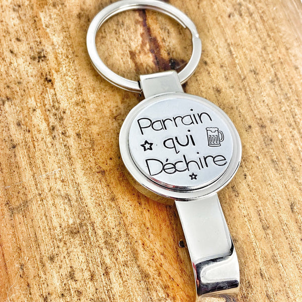 Cadeau Demande Parrain, Décapsuleur Parrain, Veux-tu être mon Parrain'?, Super Parrain