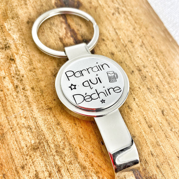 Cadeau Demande Parrain, Décapsuleur Parrain, Veux-tu être mon Parrain'?, Super Parrain