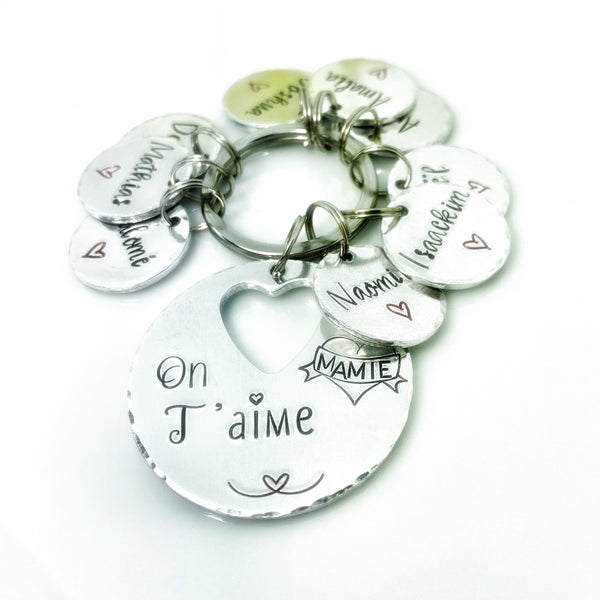 Porte Clé Mamie, Cadeau Fête des Grand-Mères