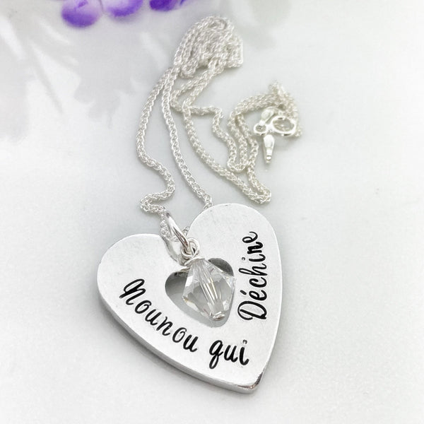 Cadeau Nounou, Bijoux Nounou, Nounou qui Déchire, Collier Nounou