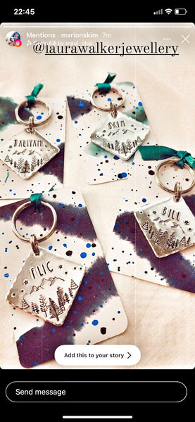 Fait en France, Médaillon Personnalisé, Médaille Chien Montagnes, Médaille Gravée Recto Verso