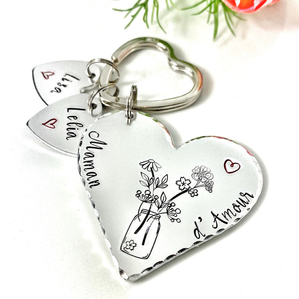 Cadeau Marraine, Porte Clé Personnalisé Marraine, Idée Cadeau Baptême