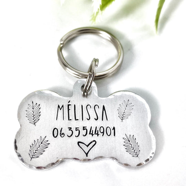 Médaillon de Chien Identité, Médaillon Chien Gravé, Médaillon Chien Personnalisé
