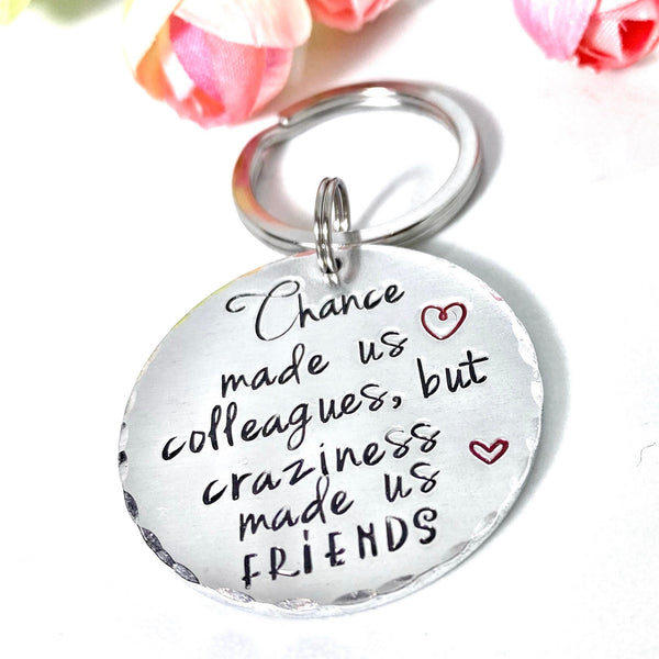 Keychain Work Colleague - Gift Work Friend, Gift Colleague