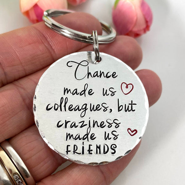 Keychain Work Colleague - Gift Work Friend, Gift Colleague