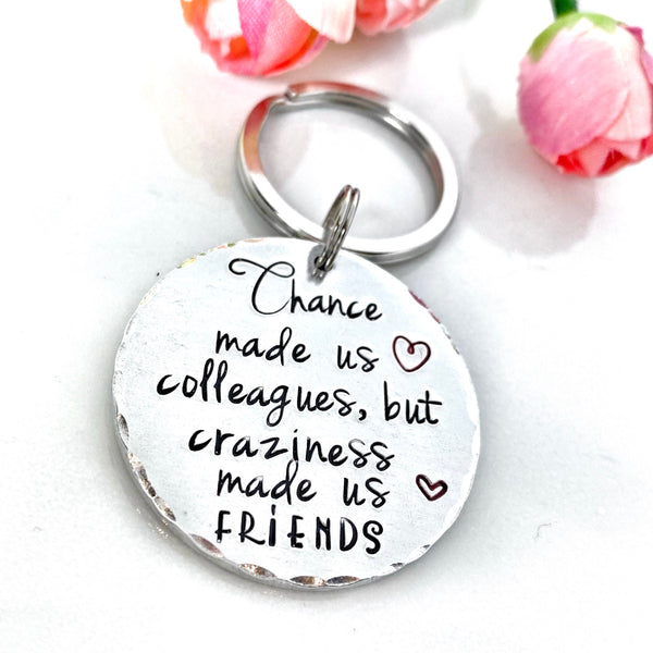 Keychain Work Colleague - Gift Work Friend, Gift Colleague