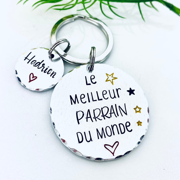 Demande Parrain - Porte Clé Parrain - Cadeau Parrain