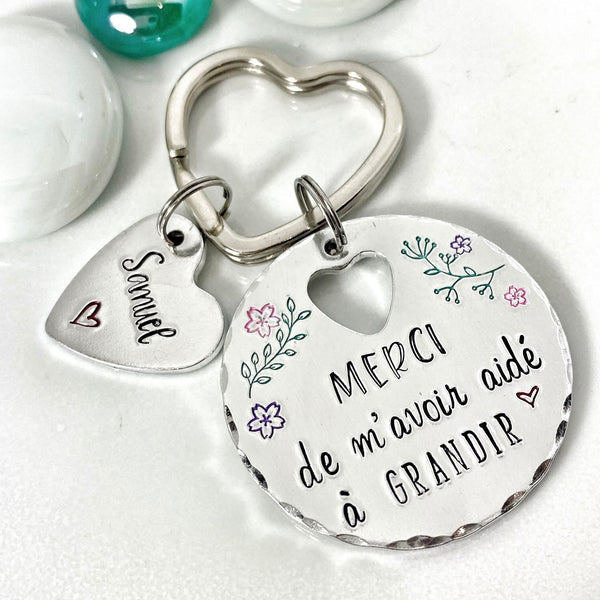 Porte Clé Maîtresse, Cadeau pour Maîtresse, Cadeau Merci Professeur