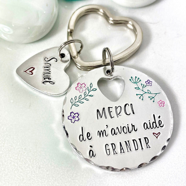 Porte Clé Maîtresse, Cadeau pour Maîtresse, Cadeau Merci Professeur